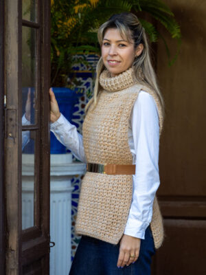 Chaleco Almagre, Betsaida Jorge, artesana en La Palma